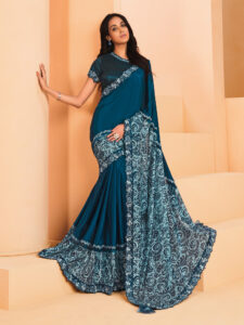 Designer-Party-Wear-Saree-Dress-Design-2023